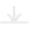 Ekena Millwork Richland Architectural Grade PVC Gable Bracket, 60"W x 37 1/2"H x 2"D x 4"F, 15/12 Pitch GBP060X38X0204RIC00 - alternate 3